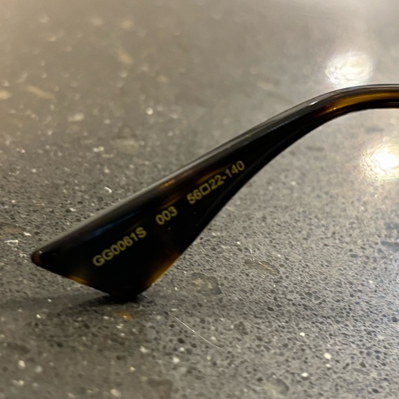 Gucci round green & red women’s sunglasses - Picture 7 of 15